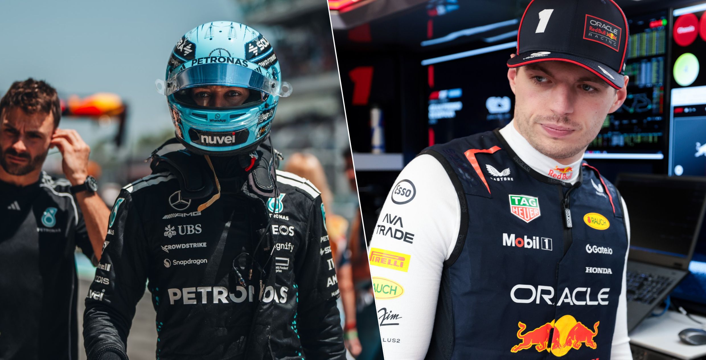 Verstappen and Russell Spanish GP 2025 verstappen and russell spanish gp 2025