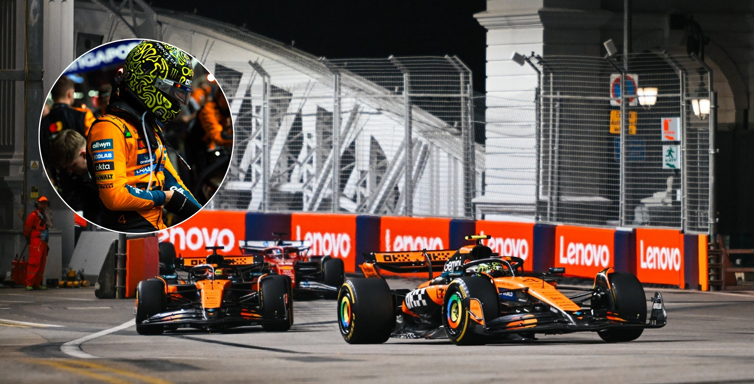 Norris and Piastri Singapore GP norris and piastri singapore gp