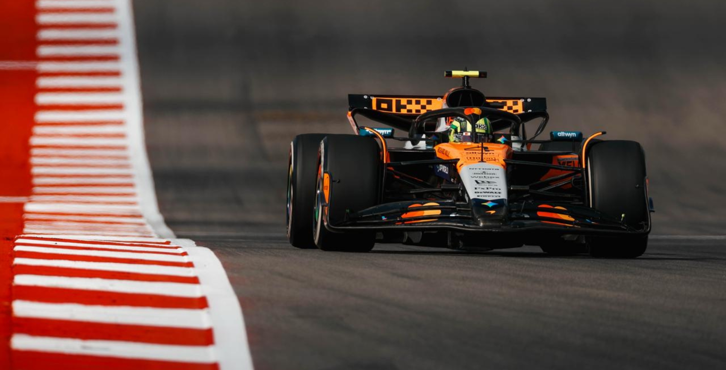 norris tops fp1 ahead of hulkenberg
